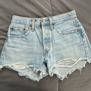Levi’s 501 Light Wash Shorts
